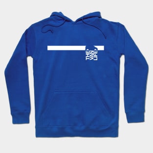 The Van Life Logo on stripe Hoodie